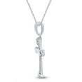thumbnail image 2 of AFFY 14k White Gold Over Sterling Silver Cross Pendant Necklace, 2 of 5