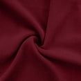 thumbnail image 6 of ClodeEU Women's 3/4 Length Sleeve Blouses，Round Neck Pleated，Sparkle Effect Double Layer Tunic Tops Wine,Womens Plus S, 6 of 8