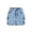 Blue, variant on Teenage Girl Workwear With Pocket Flared Jeans Skirt Suitable For 13 16 Years Old.