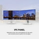 thumbnail image 5 of MSI Pro MP243XW, 24 Monitor IPS FHD (1920 x 1080) Non-Glare with Super Narrow Bezel 100HZ 1ms 16:9 with Tilt Stand, White, 5 of 5