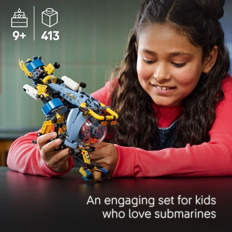 Free Shipping! LEGO Deep-Sea Research Submarine Toy for Kids Ages