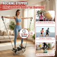 thumbnail image 4 of Escaladora oscilante ODCPN para ejercicio en casa con bandas de resistencia, 136 kg, 4 of 7