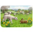 thumbnail image 1 of Carolines Treasures ASA2179CMT Lambs, Sheep & Rabbit Hare Kitchen or Bath Mat, 20 x 30, 1 of 1