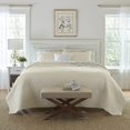 thumbnail image 2 of Laura Ashley Felicity Collection Quilt Set-100% Cotton, Reversible, All Season Bedding with Matching Sham(s), Pre-Washed for Added Softness, Twin, Ivory, 2 of 10