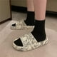thumbnail image 1 of Chanclas Sandalias Mujer Hombre Con Cómodas Sandalias Interiores Y Exteriores Zapatillas Deportivas Planas Wmkox8yii  nm9708, 1 of 5