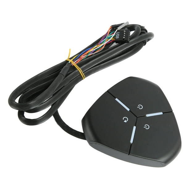 Desktop Computer Case Switch,reset Hdd Button Switch With Dual Usb