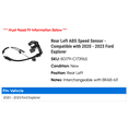 thumbnail image 2 of Rear Left ABS Speed Sensor - Compatible with 2020 - 2023 Ford Explorer 2021 2022, 2 of 2