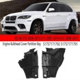 thumbnail image 4 of Car Engine Bulkhead Cover Partition Bay For X5 X6 E70 2006-2013 E71 2007-2014 E72 2008-2011 Left 51, 4 of 5