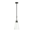 thumbnail image 2 of Lakewood 1-Light Pendant in Matte Black, 2 of 5