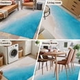 thumbnail image 5 of Blue Beach Summer Area Rugs 2.7'x5', Washable Small Throw Rugs for Kitchen Bedroom, Ocean Seaside Nautical Ombre Indoor Outdoor Rug Non-Slip Low Pile Carpet Runner Reversible Floor Mats, 5 of 8