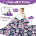 thumbnail image 3 of Pioneer Flower Floral Print Pattern Toddler Nap Mats for Kids Preschool,Sleeping Mat Bag or Kids,Toddler Sleeping Bag,Toddler Nap Mat or Daycare, 3 of 6