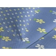 thumbnail image 4 of Ambesonne Floral Quilted Bedspread Set 3 Pcs, Small Spring Daisies, Queen Size, Pale Yellow Violet Blue, 4 of 5