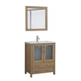 thumbnail image 5 of Vanity Art 30" Single Sink Freestanding Bathroom Vanity Set with Ceramic Top and Mirror, 5 of 9