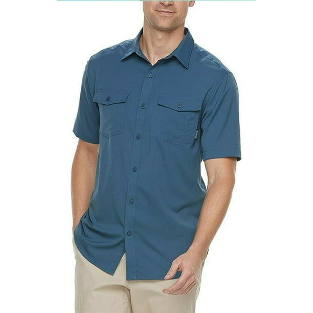 Columbia Mens Omni Shade Short Sleeve Shirt - Walmart.com