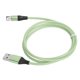thumbnail image 5 of Cable de carga rápida USB con enchufe multimagnético líquido 3 en 1 para puertos IOS/tipo C/micro USB Verde, 5 of 10