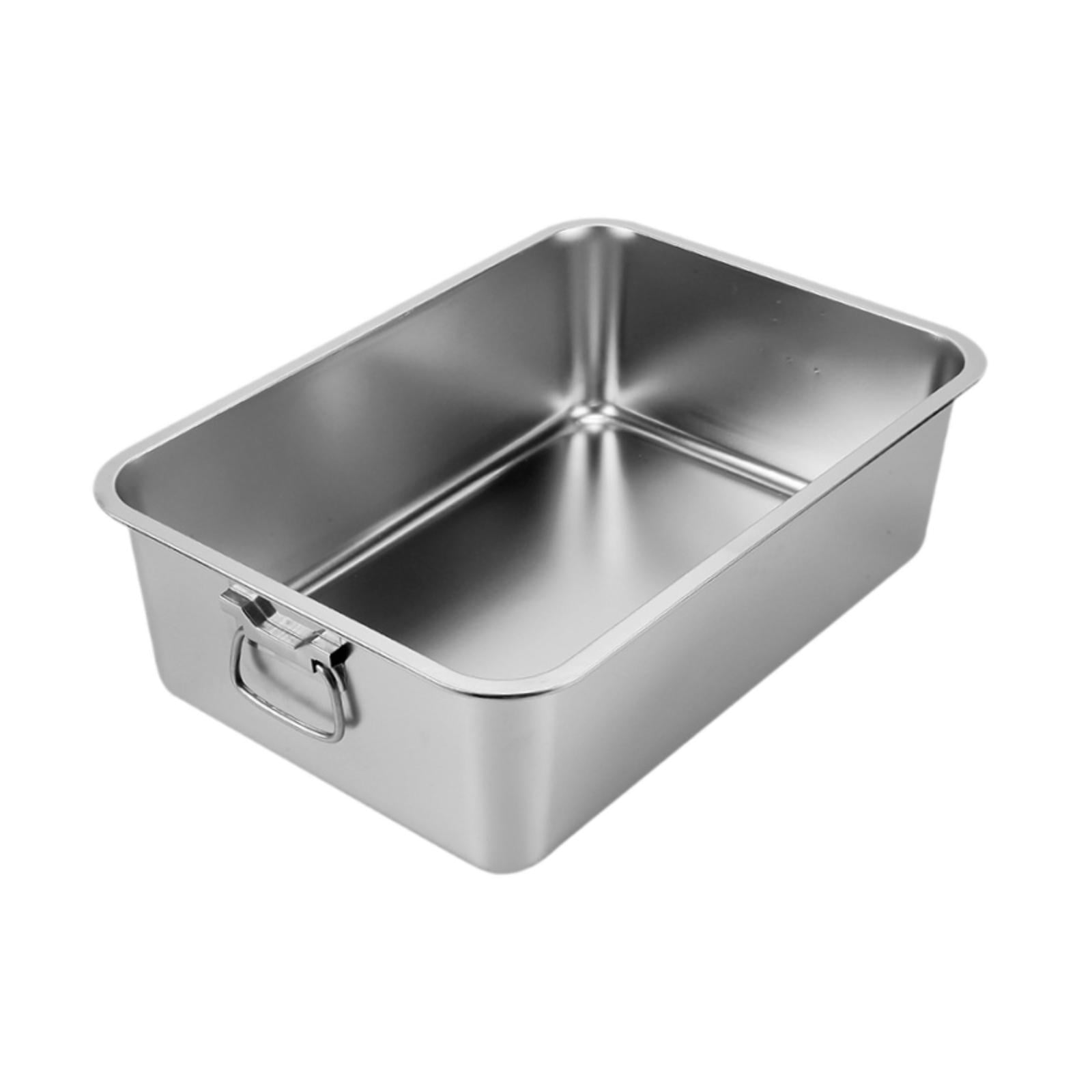 balikha Cat ,High Sided Litter Pan,Portable Kitten Toilet,Pet Supplies,High Sided Open Top Pet Litter Tray,Metal M