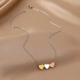 thumbnail image 3 of Collares de acero inoxidable para mujer, cadena con dijes de Metal, Color dorado y plateado, a la moda, 3 of 3