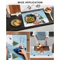 thumbnail image 5 of Large Induction Cooktop Protector Mat Christmas Stove Top Covers for Electric Stove, Winter Cartoon Xmas Mailbox Cardinal Pine Trees Decorative Stove Burner Cover Mats, Glass Top Stove Cover, 5 of 7