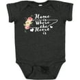 thumbnail image 3 of Inktastic Tennessee Home is Where The Heart is with Watercolor Floral Girls Baby Bodysuit, 3 of 5
