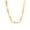 JDN0311223, variant on Golden 18K Gold-Plated Stainless Steel Spiral Bone Chain Necklace - Minimalist & Elegant for Women