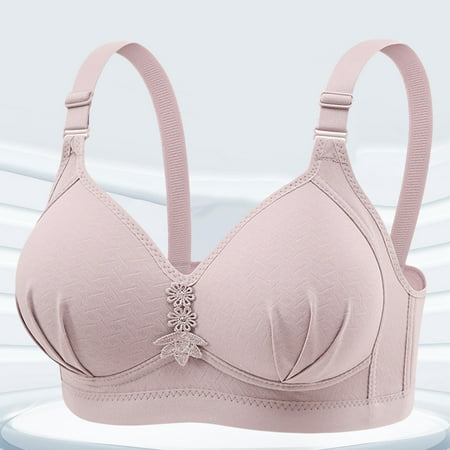 Ukumplol Push Up Bras for Women Tshirt Bras for Women Front Underwearno Wire Bra Fashionable Women s Comfortable and Breathable Tank Top Bra Lounge Bras for Women Compression Bras Purple 42