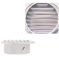 thumbnail image 2 of Ventilation Grille 80mm/100mm/120mm/160mm Stainless Steel Round Louver Air Vent Air Outlet Insects Protection, 2 of 7