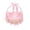 Pink, variant on MERILER Faux Rattan Weave Flower Basket with Handle - Multi-Functional Storage Basket for Home Decor, Floral Display, Weddings, and Parties - Cute & Versatile Gift for Celebrations