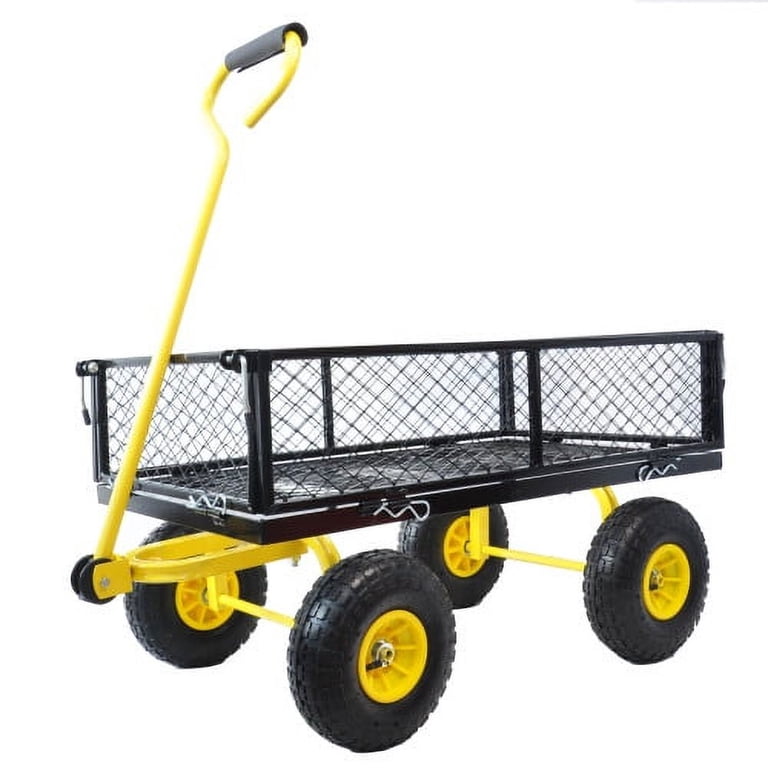 Derzers Mesh Steel Garden Cart, 550 Lb Capacity photo 3