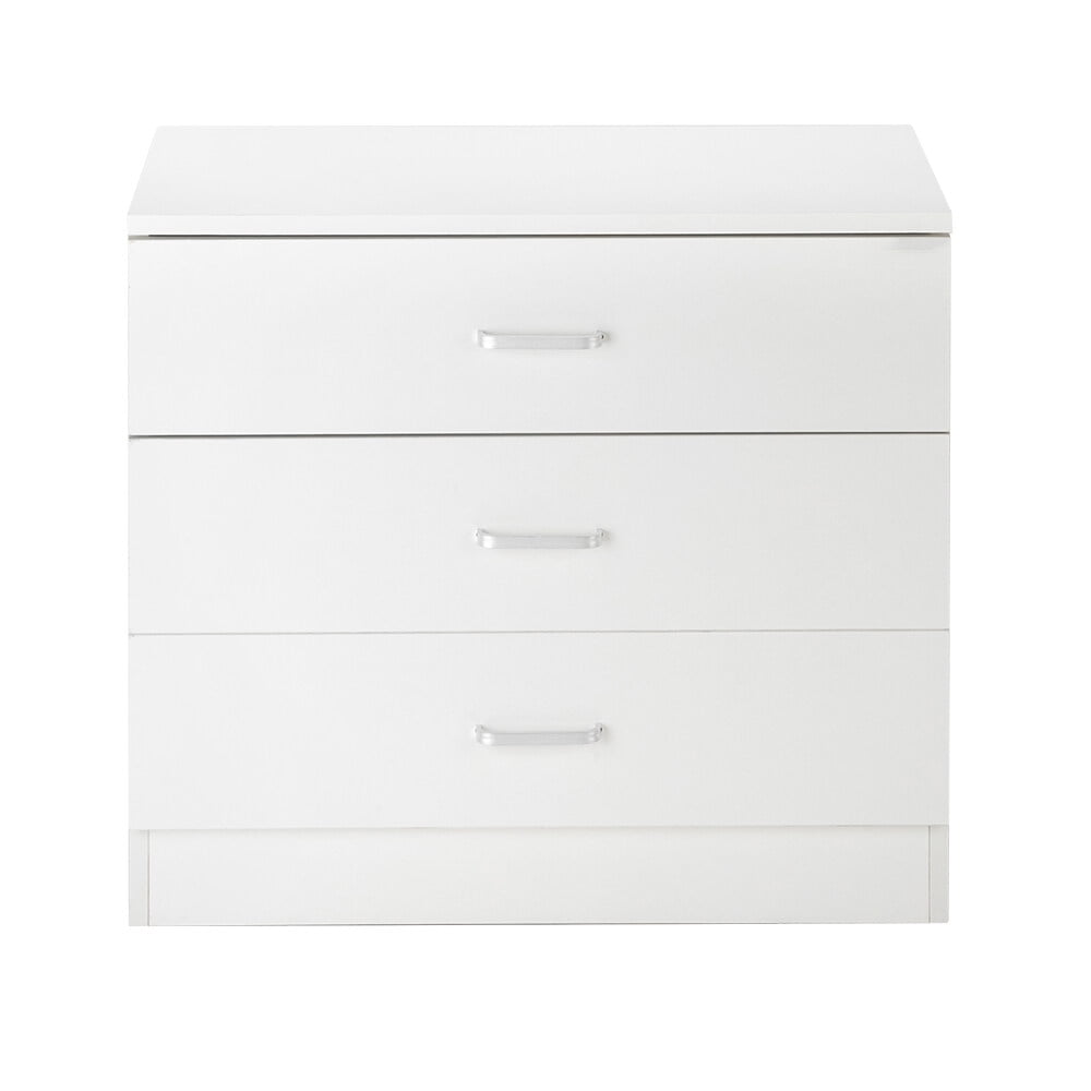 3-Drawer Dresser White