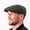 Charcoal Herringbone, variant on Men’s Irish Donegal Tweed Flat Cap – Authentic Irish Hat Made in Ireland, Charcoal Herringbone