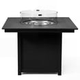 thumbnail image 5 of WestinTrends Helios Modern Outdoor Patio Propane 42" Square Fire Pit Table (Rocks Not Included), Black, 5 of 14