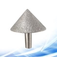 thumbnail image 3 of Cabezal de pulido Adamas para galvanoplastia, biselador de vidrio de jade, cabezal de pulido biselado de piedra con orificio para vidrio, cabezal de pulido cónico (diámetro de 20 mm), 3 of 8