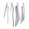 thumbnail image 1 of Difusor de parachoques delantero Colamx 4 piezas accesorio para modificación de coche plata, 1 of 8