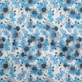 thumbnail image 1 of oneOone Viscose Chiffon Sky Blue Fabric Leaves Dress Material Fabric Print Fabric By The Yard 42 Inch Wide, 1 of 6