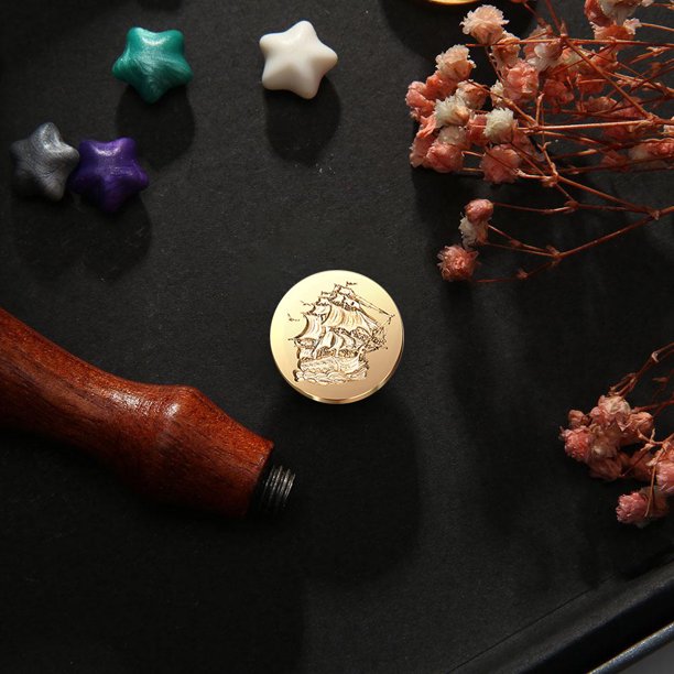 Cabeza De Cobre Del Sello Cabezal de cobre en forma especial Cabezal de sello en relieve 3D clásico para tarjeta de boda (E)