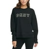 DKNY Womens Logo Crewneck Sweatshirt