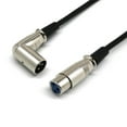 thumbnail image 2 of Cable de extensión de Audio XLR Hembra a ángulo Yuyangstore, 2 of 8