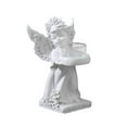 thumbnail image 3 of Angel Candle Holder Stand, Angel Statue Romantic, Figurine, Tea Light Holder, Candlestick Plate for Housewarming Gifts, Wedding Left, 3 of 8