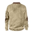 thumbnail image 3 of Spring And Autumn Men's Standing Collar Sweatshirt Is Outdoor Casual Sweaters Tops 2XL, 3 of 3
