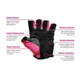 thumbnail image 3 of RIMSports Weight Lifting Workout Gym Training Exercise Gloves for Men and Women, Pink M, 3 of 8