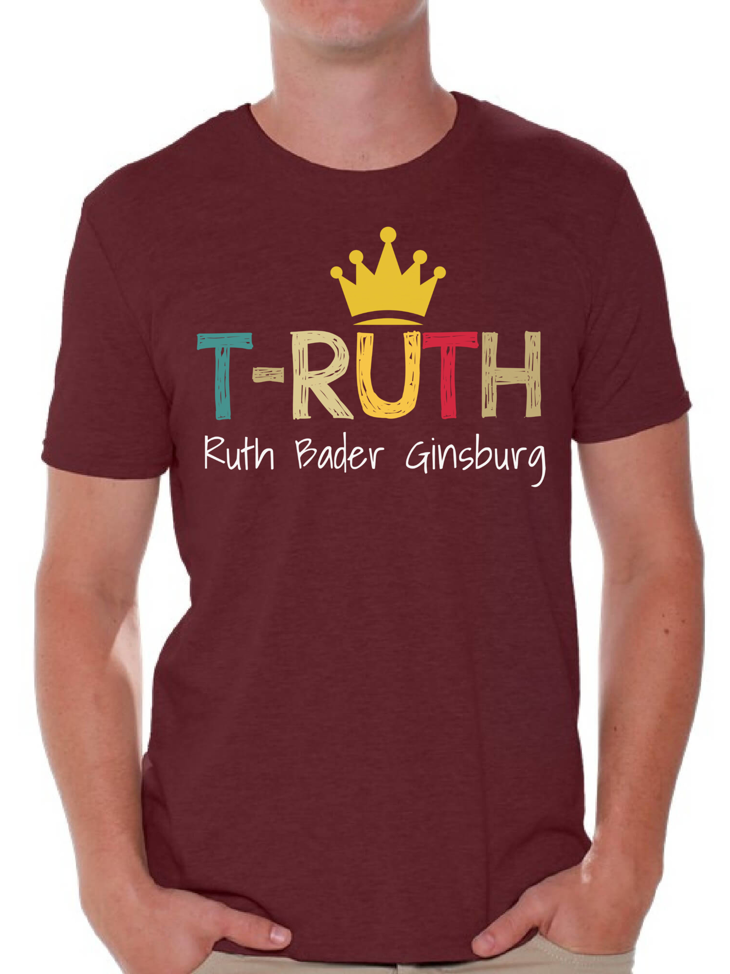 Awkward Styles Ruth Bader Ginsburg Shirt for Men T-RUTH Notorious Shirt RBG T Shirt Mens Support Women Empowerment T-shirt - image 1 of 4