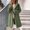 Army Green, variant on Womens Fuzzy Fleece Long Coat Winter Warm Zip Up Faux Shearling Outerwear Overcoat with Pockets Trendy Thick Fluffy Fall Fashion Teddy Jacket