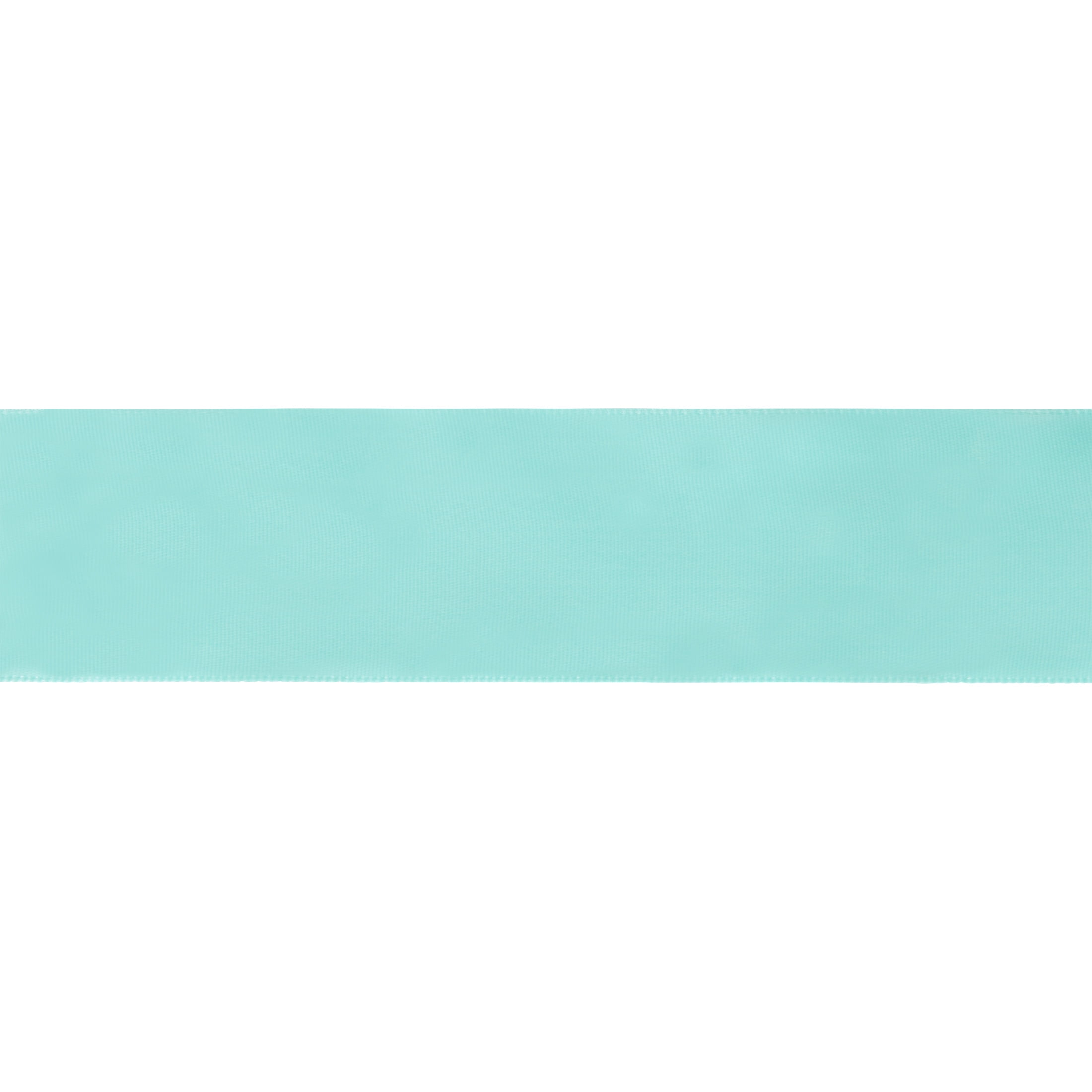 (4 pack) Offray Ribbon, Aqua Blue 1 1/2 inch Single Face Satin Polyester Ribbon, 12 feet