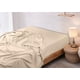 thumbnail image 3 of Sábana plana Utopia Bedding de microfibra cepillada suave, tamaño king beige, 3 of 6