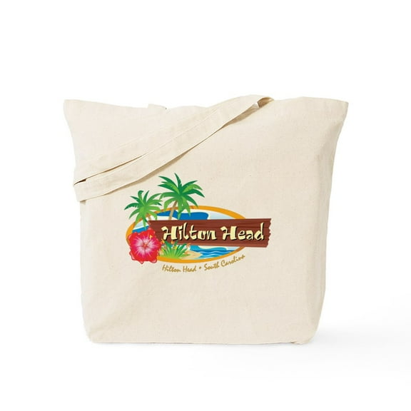 CafePress - Hilton Head Classic Tote Or Beach Bag - Unisex Canvas Tote Bag, Beige, 1-Piece