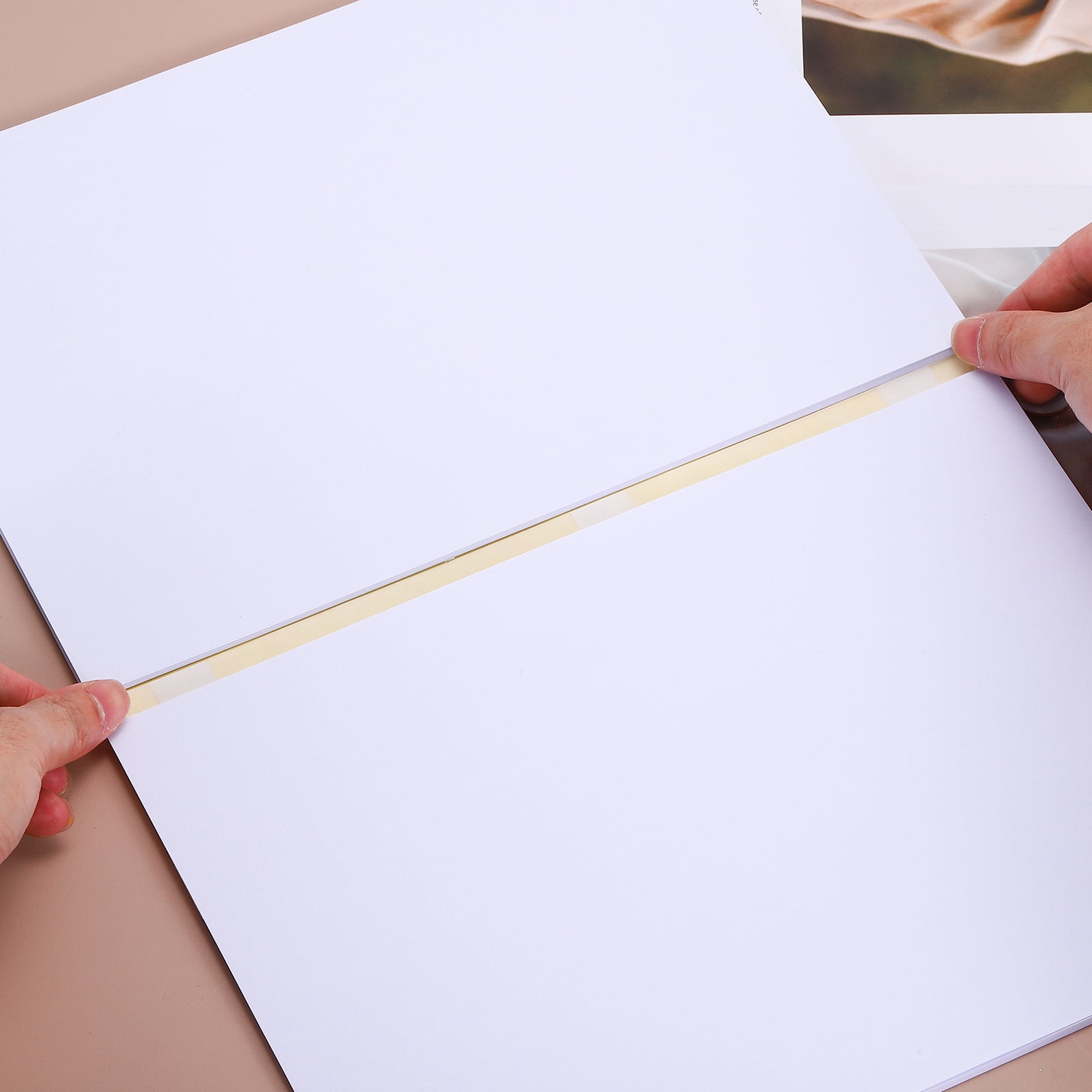 50Pcs Book Binding Hot Melt Adhesive Glue Strip, 11.2 Inch 25mm Hot Melt Resin Strips for Book Repair Glue Binding Albums Pictures Files