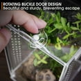 thumbnail image 3 of ZALALOVA Acrylic Jumping Spider Enclosure - Insect Terrarium for Spiders, Reptiles Habitat for Praying Mantis, Tarantula, Snail, Hermit Crab, Frog, 3 of 8