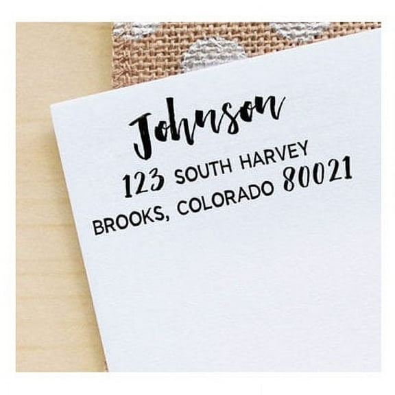 Printtoo Return Address Stamp Custom Stationary Personalized Rubber Self Inking Stamper