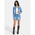 thumbnail image 2 of Madden NYC Women's Western Jean Jacket, Sizes XXS-XXL, 2 of 6