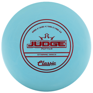 Dynamic Discs Classic Soft Judge Putter Golf Disc - 173-176g